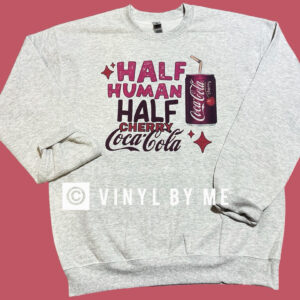 Half human half cherry coke sweatshirt