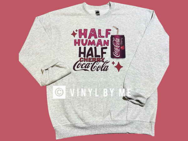 Half human half cherry coke sweatshirt