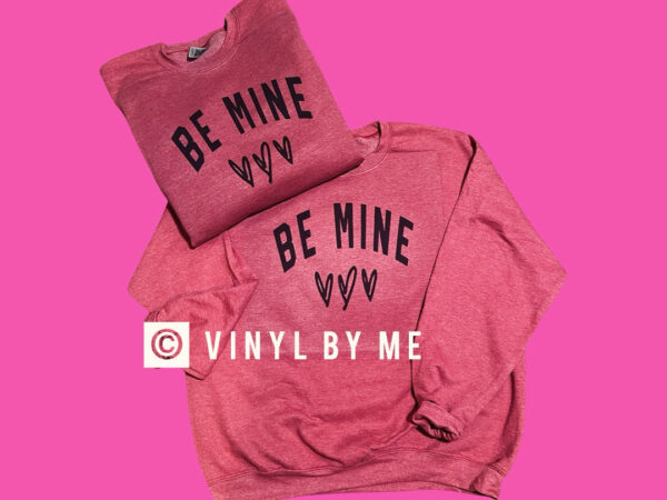Red Be Mine sweatshirt