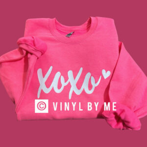 Hot pink Xoxo sweatshirt