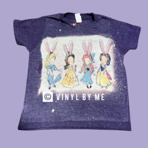 Watercolor princess tee