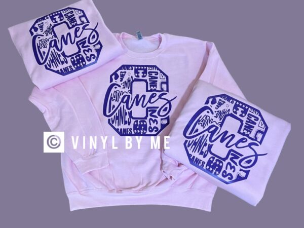 Pink Canes sweatshirt