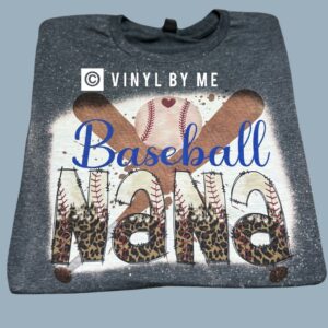 Baseball Nana bleached tee