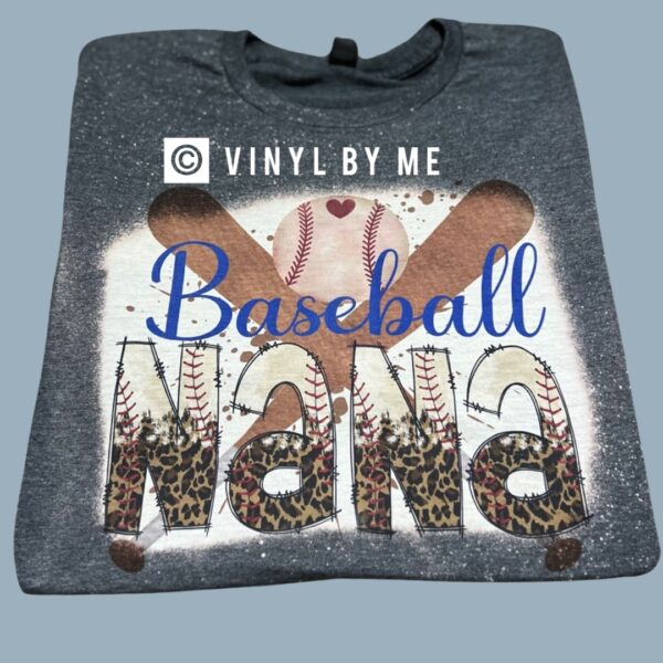 Baseball Nana bleached tee