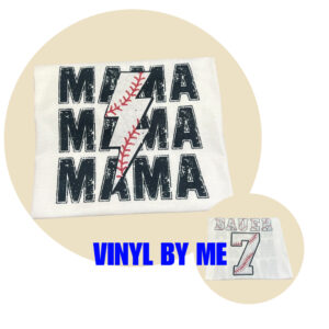 Front and back baseball mama (leave name and number in notes)