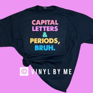 Capital letters tee