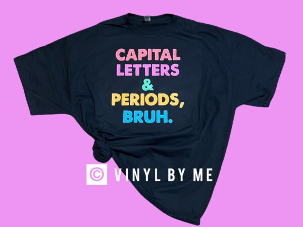 Capital letters tee
