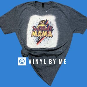 Lightning bolt softball Mama