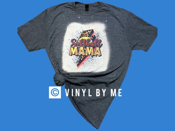 Lightning bolt softball Mama