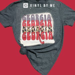 Retro leopard Georgia tee