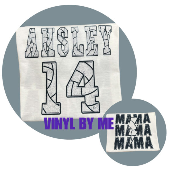 Custom volleyball tee (leave name and number in notes section)