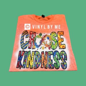 Orange choose kindness tee