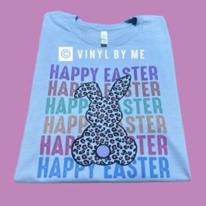 Blue Happy Easter tee