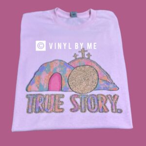 Pink true story tee