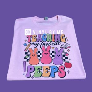 Pink teaching my favorite peeps tee