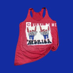 Red merica’ tank