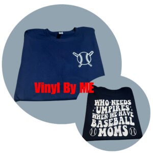 Navy Who needs an umpire baseball tee