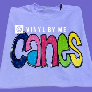 Purple canes tee