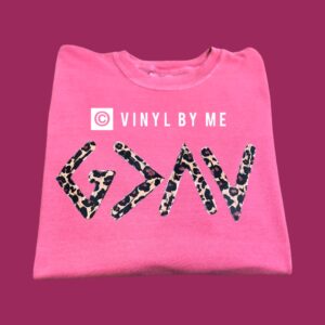 Comfort color God is greater tee