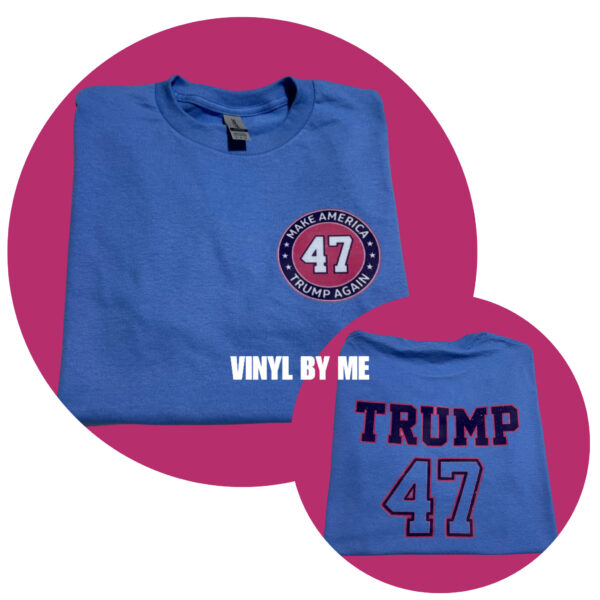 Blue trump 47 tee