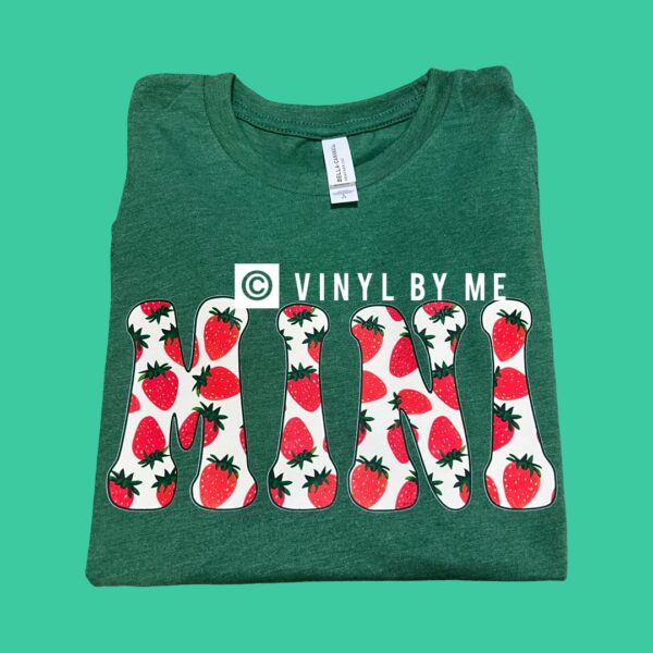Strawberry mini tee