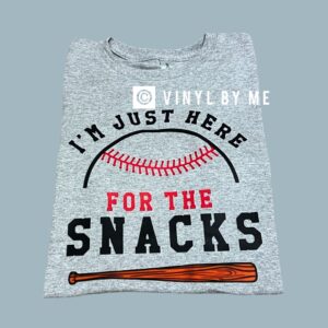 Just here for the snacks tee