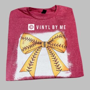Softball bow tee