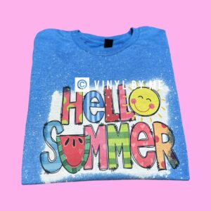 Sapphire hello summer tee