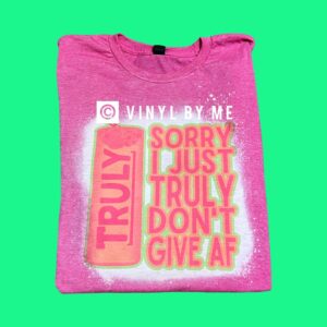 Pink truly sorry tee