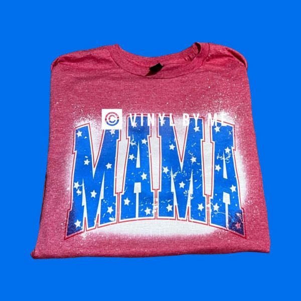 Patriotic star mama tee