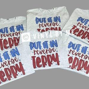 Ash gray put it in reverse Terry tee