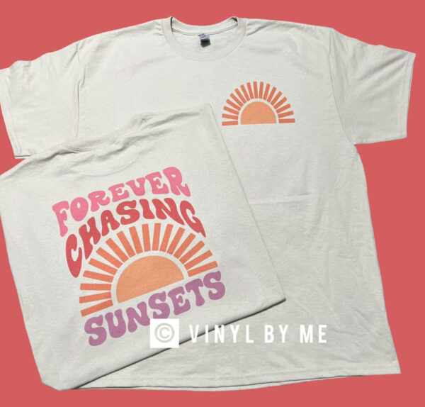 Tan chasing sunsets tee