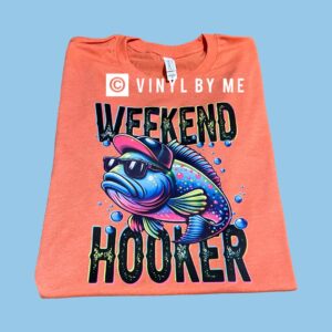 Orange weekend hooker tee