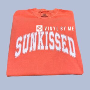 Salmon Sunkissed comfort color tee