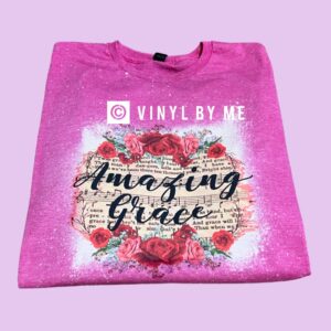 Pink amazing Grace tee
