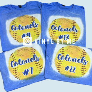 Colonels softball custom tee
