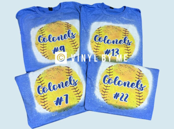 Colonels softball custom tee