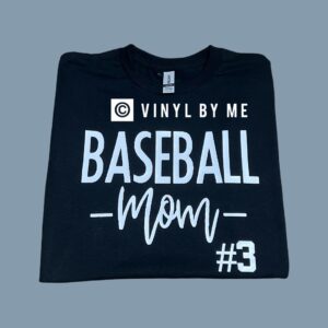 Custom Baseball mom tee