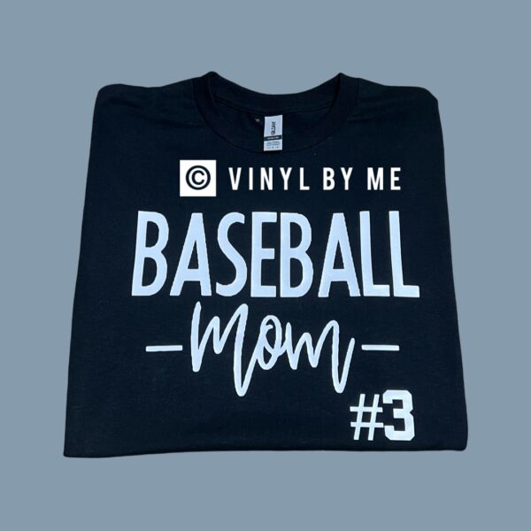 Custom Baseball mom tee