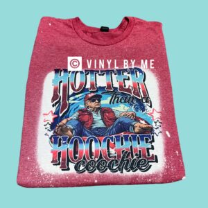 Red hotter than bleached tee