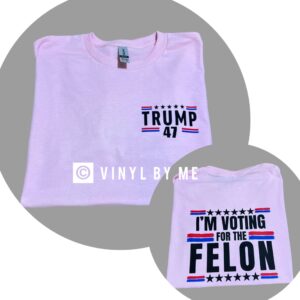 Pink felon tee