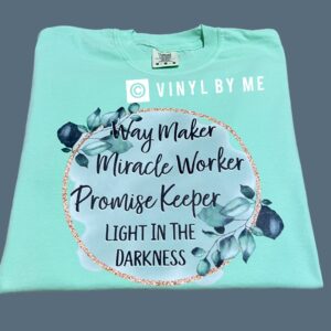 Mint comfort color waymaker tee