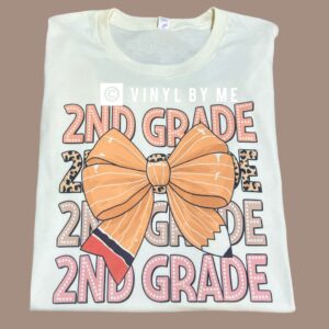 Youth 2nd grade bow tee
