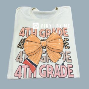 4th grade bow tee