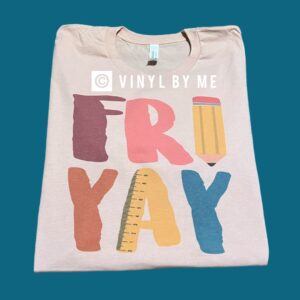 Peach Friyay tee