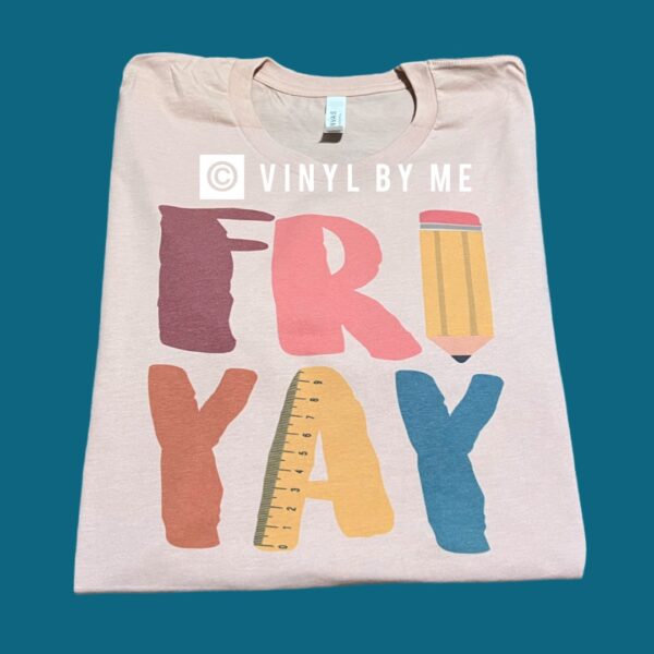 Peach Friyay tee