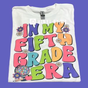 In my fifth grade era tee