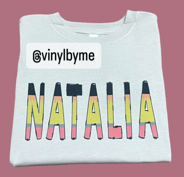 Pencil name tee
