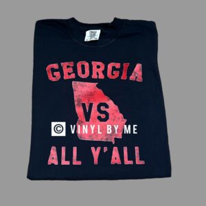 Comfort color Georgia vs All yall tee