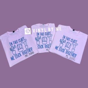 In this class we stick together tee